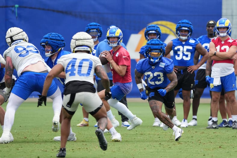 Fast Start 'Crucial' For Rams, Matthew Stafford Injury Now 'Obvious' Concern, Says Whitworth 5 NFL: Los Angeles Rams OTA