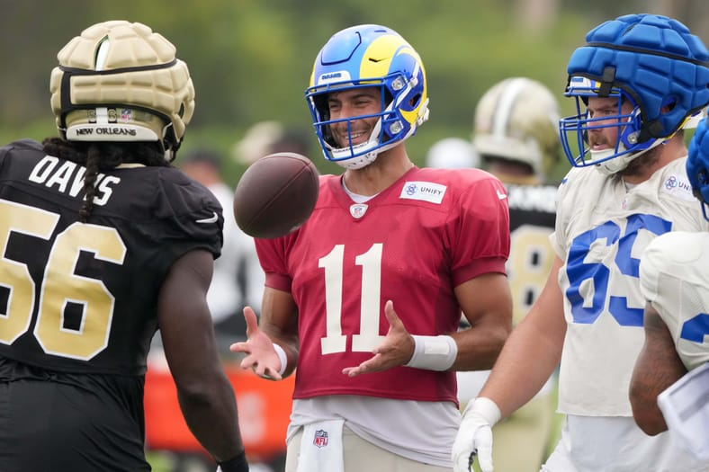 NFL: New Orleans Saints Los Angeles Rams Joint Practice