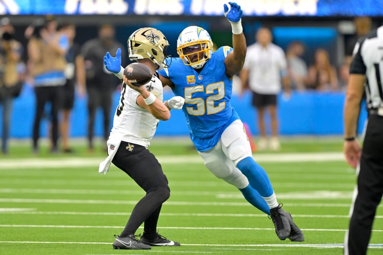 NFL: New Orleans Saints at Los Angeles Chargers