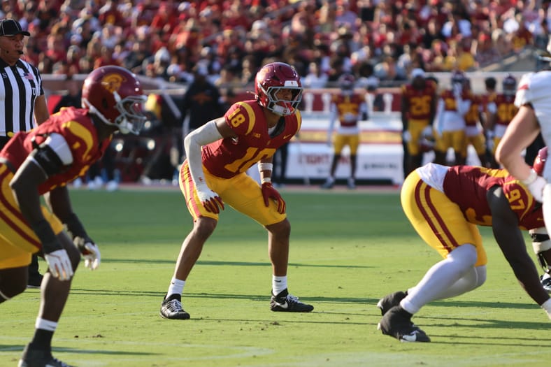 USC Trojans Linebacker Eric Gentry