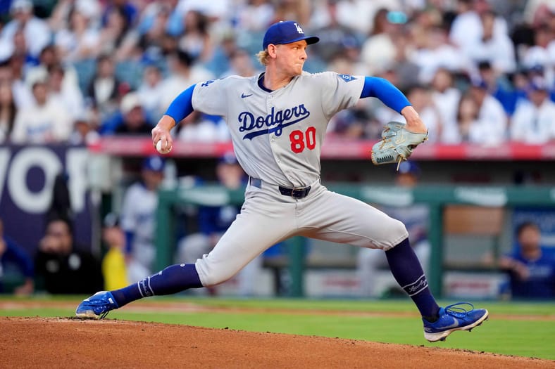 MLB: Los Angeles Dodgers at Los Angeles Angels
