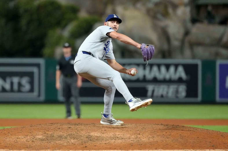 MLB: Los Angeles Dodgers at Los Angeles Angels