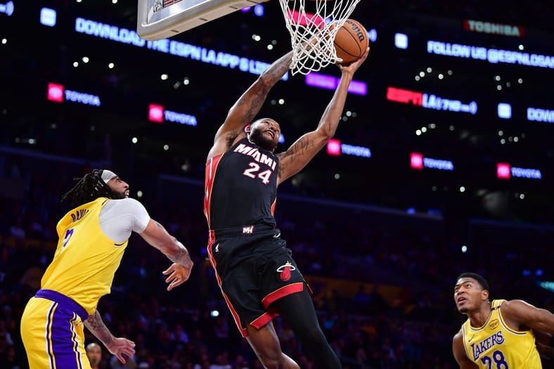 NBA: Miami Heat at Los Angeles Lakers