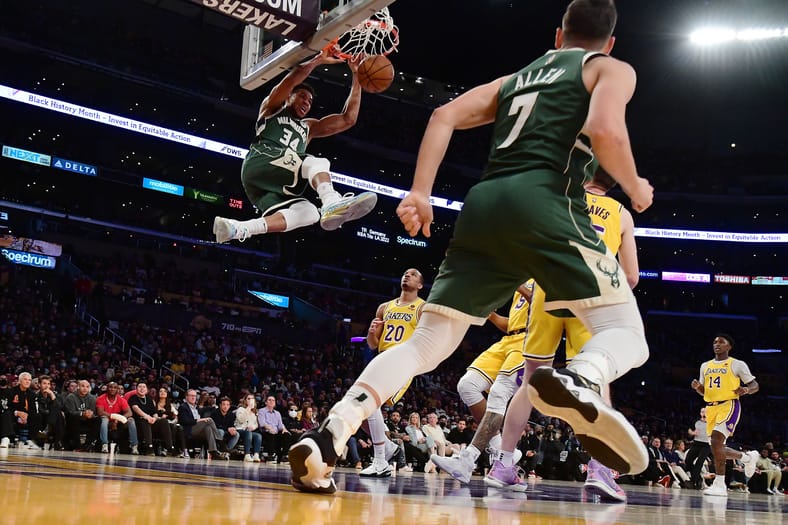 Lakers Trade Rumors Ignite After Latest Giannis Antetokounmpo Statements 3 NBA: Milwaukee Bucks at Los Angeles Lakers
