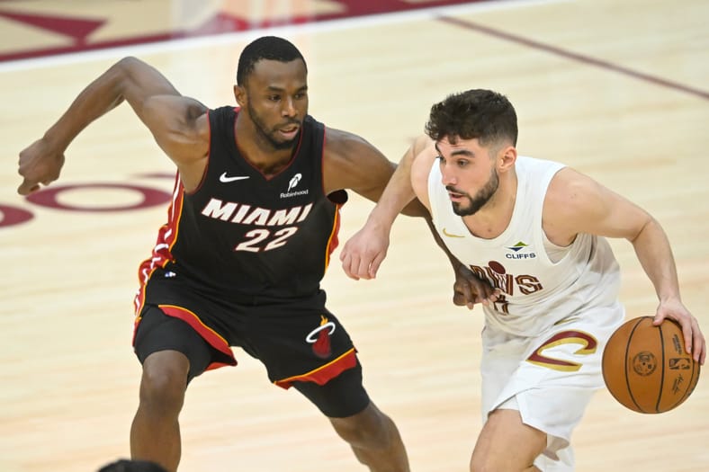 NBA: Playoffs-Miami Heat at Cleveland Cavaliers