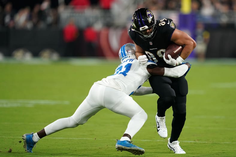 NFL: Detroit Lions at Baltimore Ravens