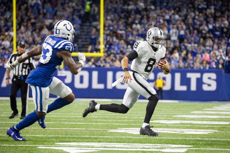 NFL: Las Vegas Raiders at Indianapolis Colts