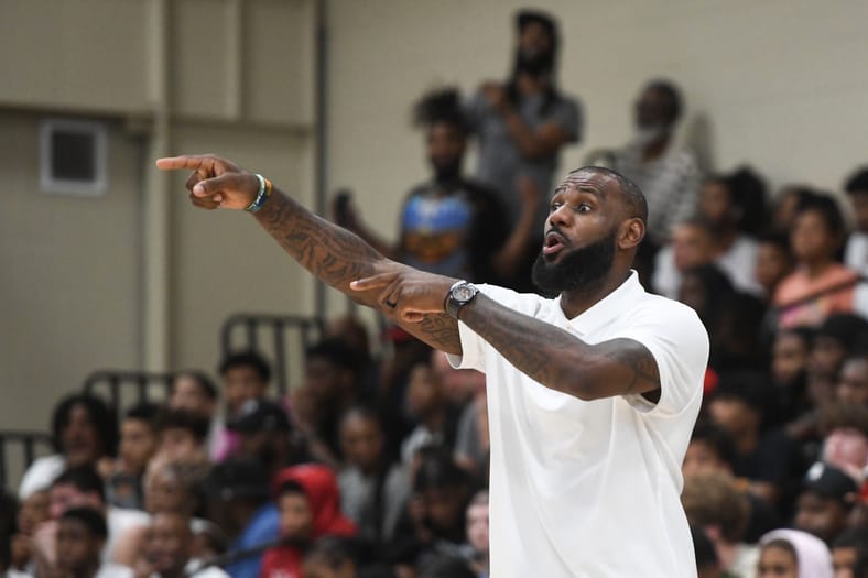 Syndication: The Augusta Chronicle LeBron James
