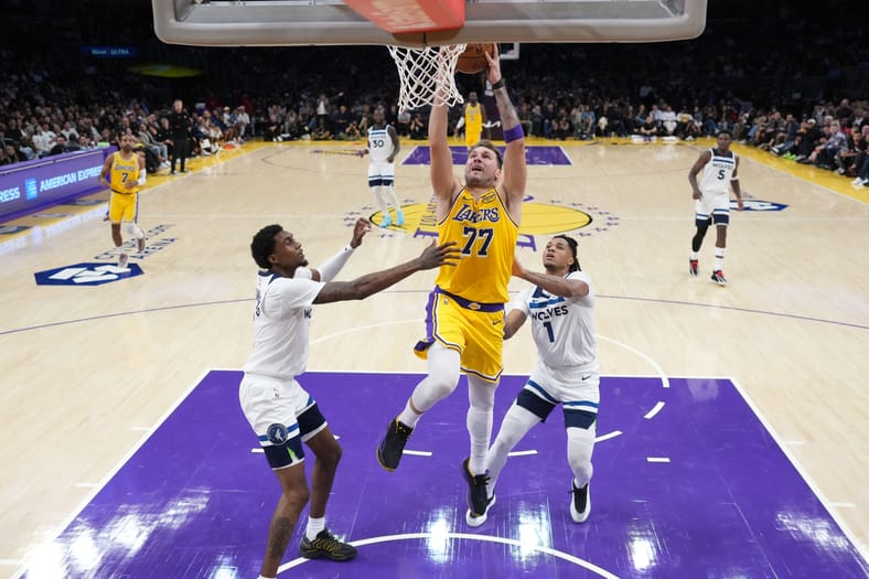 NBA: Minnesota Timberwolves at Los Angeles Lakers