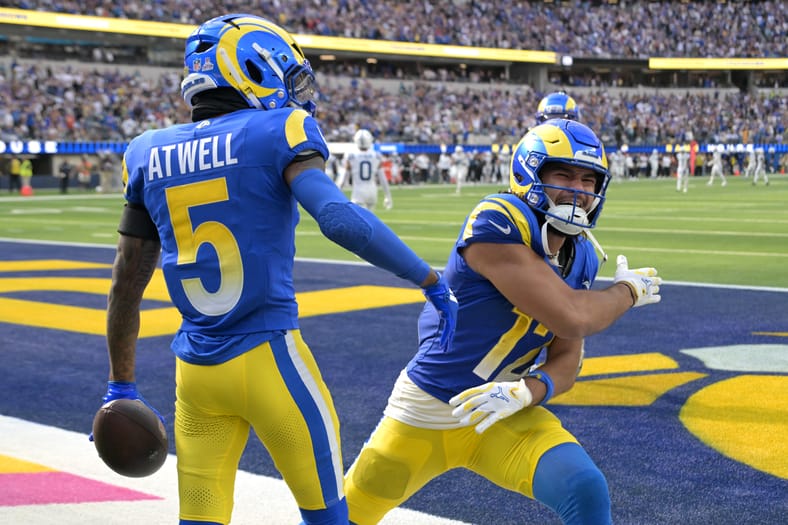 Los Angeles Rams WR Tutu Atwell And Puka Nacua