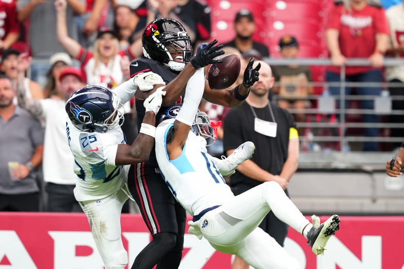 NFL: Tennessee Titans at Arizona Cardinals Marvin Harrison Jr.
