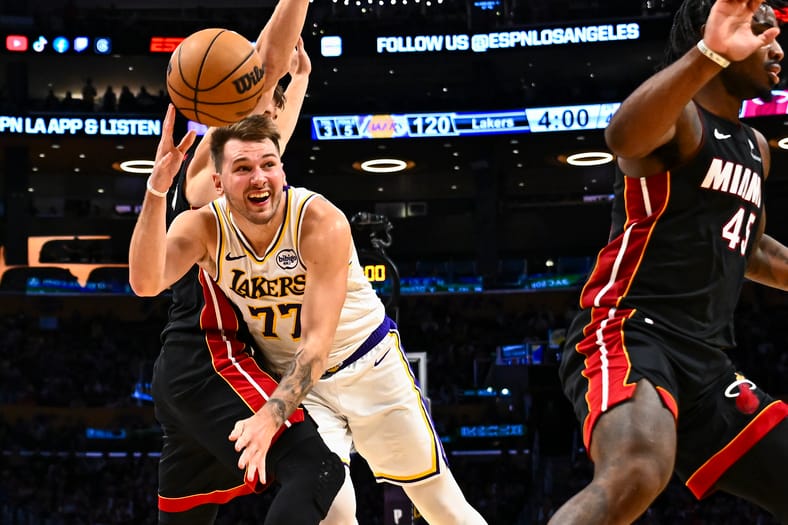 NBA: Miami Heat at Los Angeles Lakers