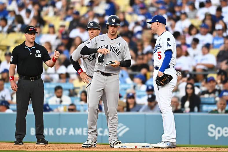 MLB: New York Yankees at Los Angeles Dodgers