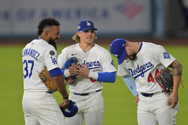 MLB: Playoffs-Milwaukee Brewers at Los Angeles Dodgers