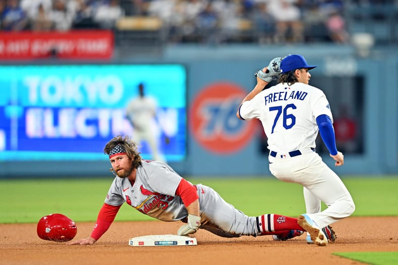MLB: St. Louis Cardinals at Los Angeles Dodgers
