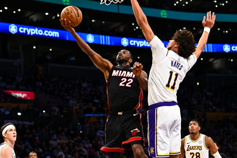 NBA: Miami Heat at Los Angeles Lakers