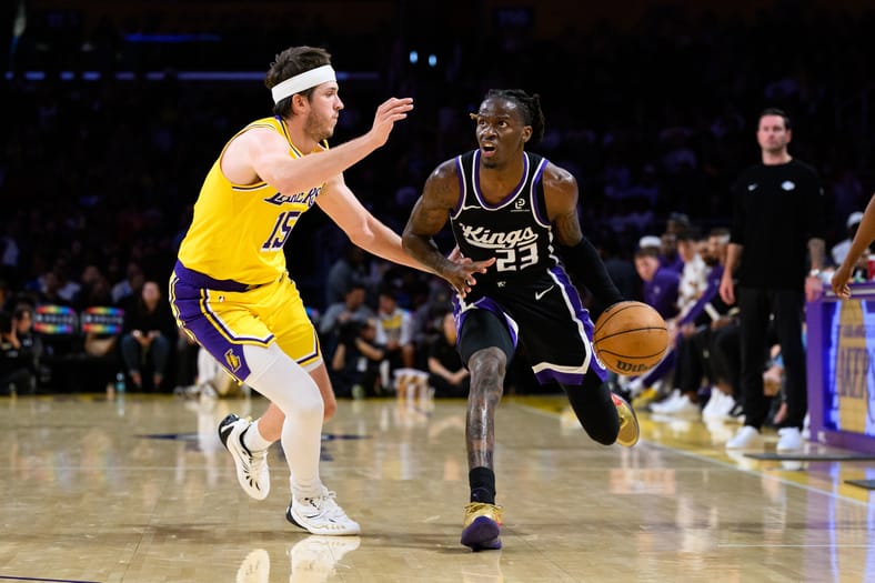NBA: Preseason-Sacramento Kings at Los Angeles Lakers