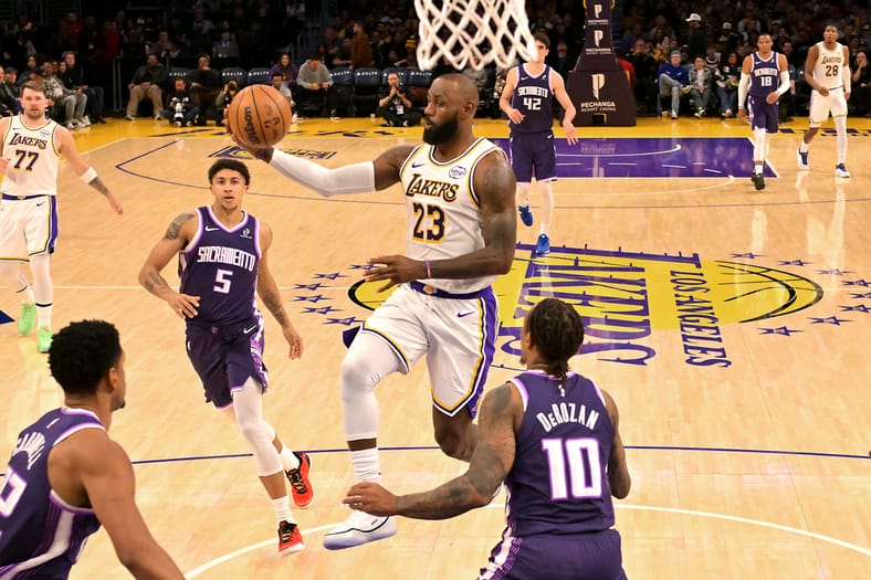 NBA: Sacramento Kings at Los Angeles Lakers