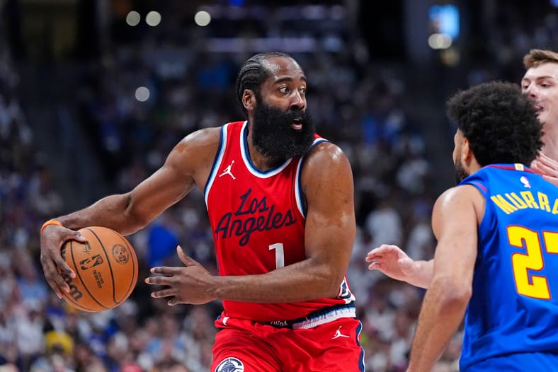 NBA: Playoffs-Los Angeles Clippers at Denver Nuggets | James Harden