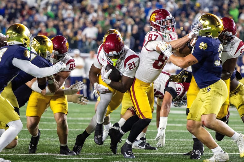 NCAA Football: Southern California at Notre Dame