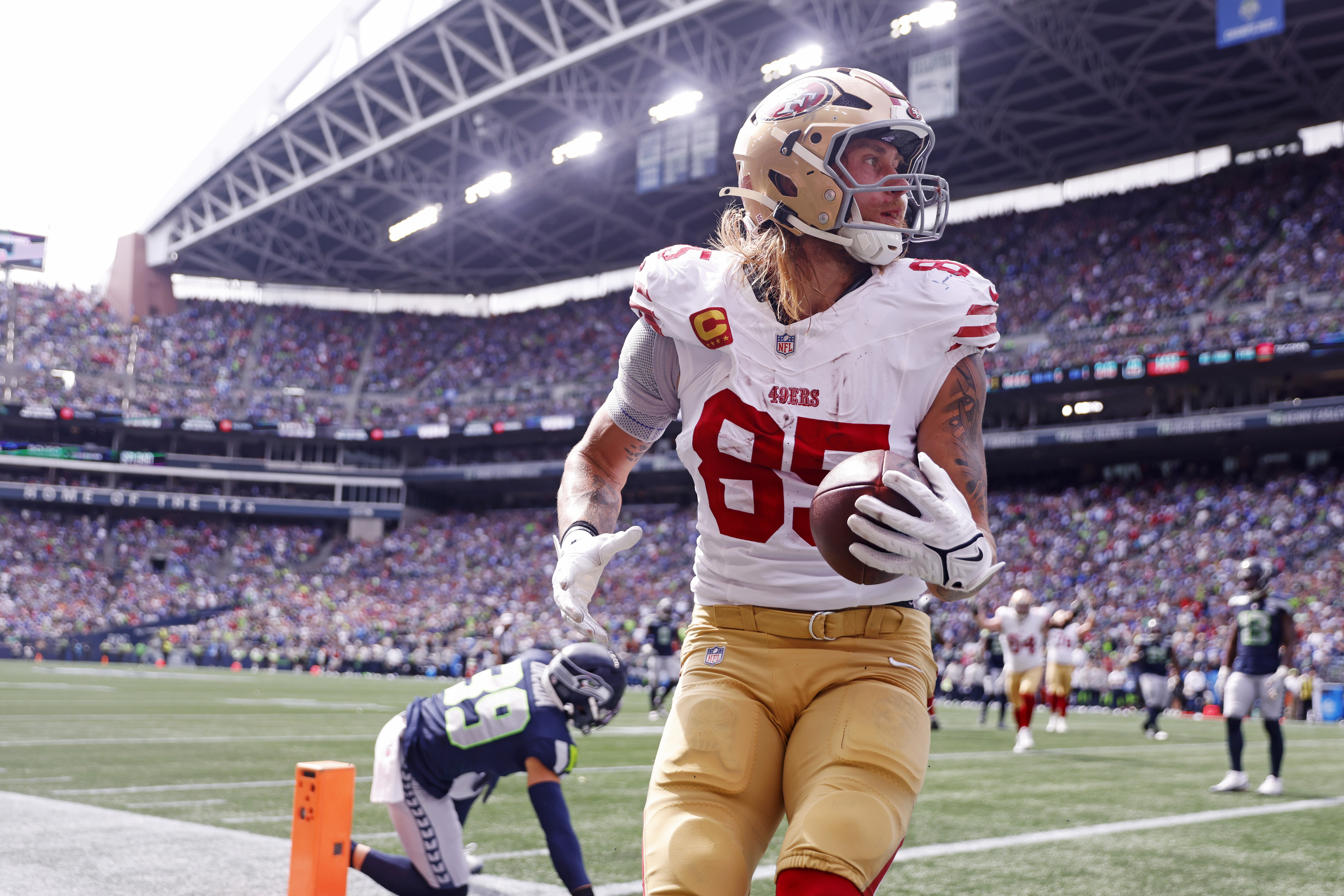 NFL: San Francisco 49ers at Seattle Seahawks George Kittle
