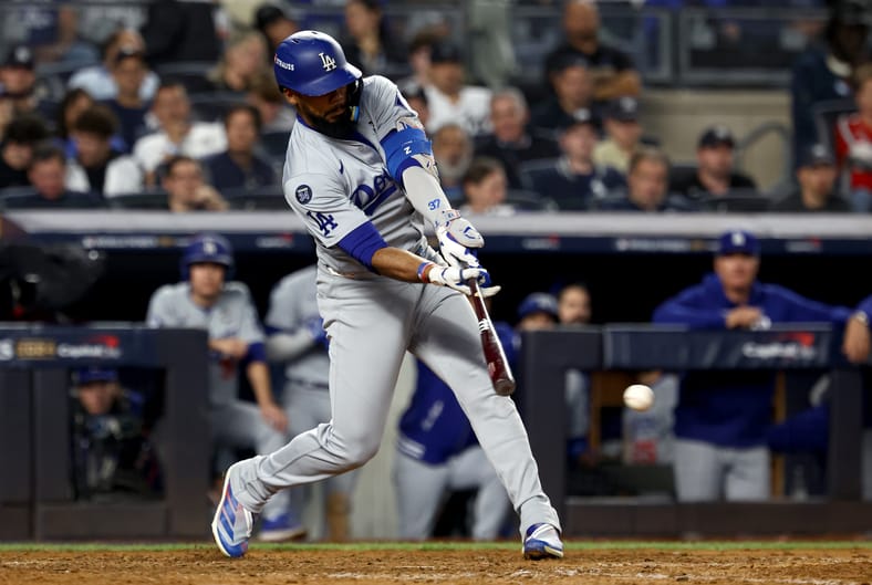 Teoscar Hernandez Reveals 2 Heart-Warming Reasons Behind His Love for the Dodgers 3 Teoscar Hernandez MLB: World Series-Los Angeles Dodgers at New York Yankees