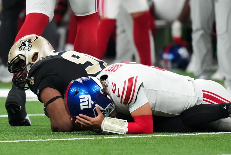 NFL: New York Giants at New Orleans Saints Jaxson Dart