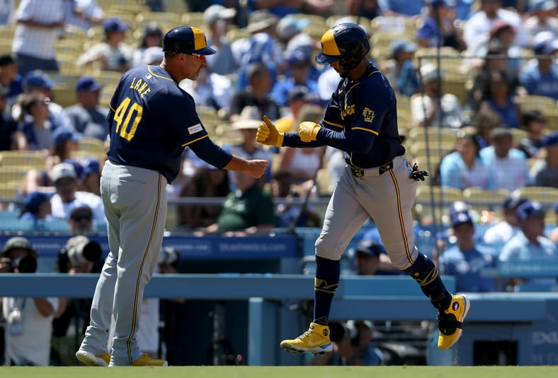 MLB: Milwaukee Brewers at Los Angeles Dodgers