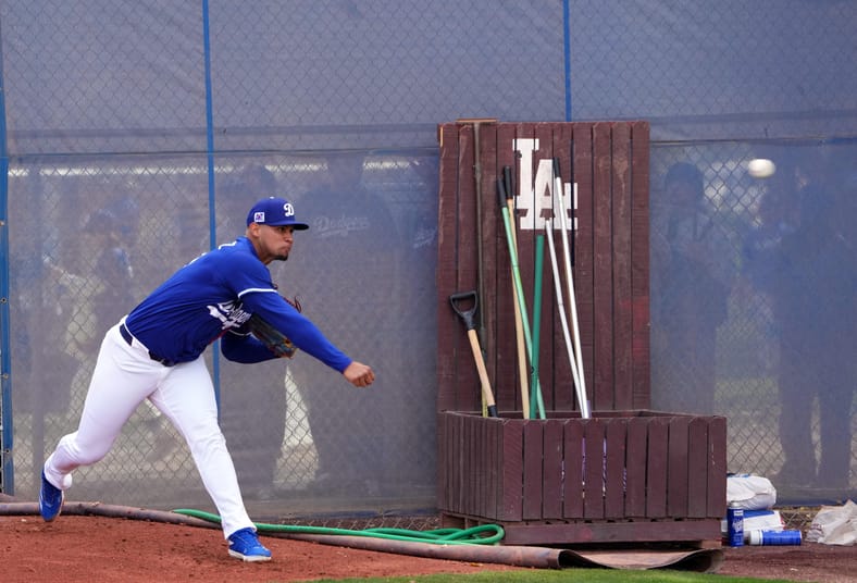 MLB: Los Angeles Dodgers-Workouts
