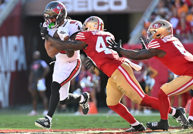 NFL: San Francisco 49ers at Tampa Bay Buccaneers Emeka Egbuka
