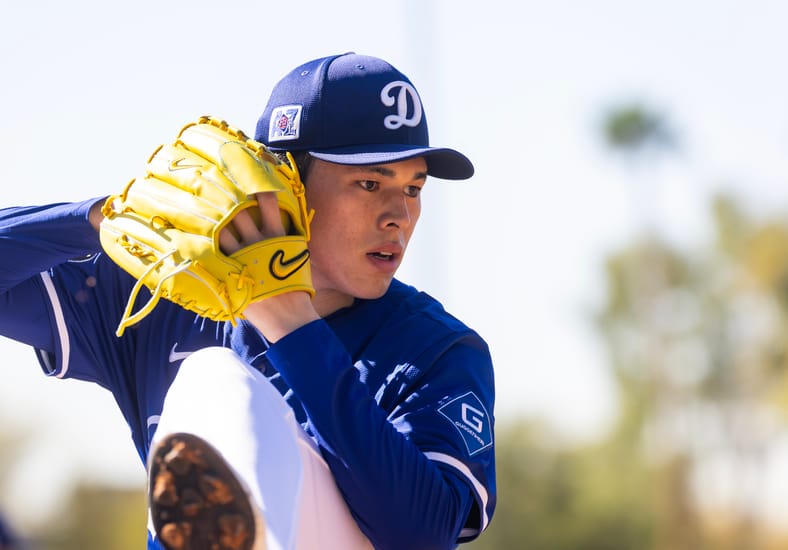 Los Angeles Dodgers Make Surprising Decision On Roki Sasaki After Troubling Hybrid Outing 3 MLB: Spring Training-Los Angeles Dodgers-Workouts