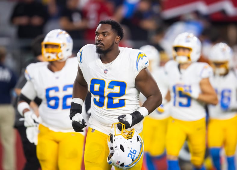 NFL: Los Angeles Chargers at Arizona Cardinals | Justin Eboigbe