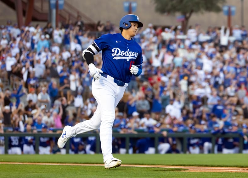 MLB: Spring Training-Los Angeles Angels at Los Angeles Dodgers