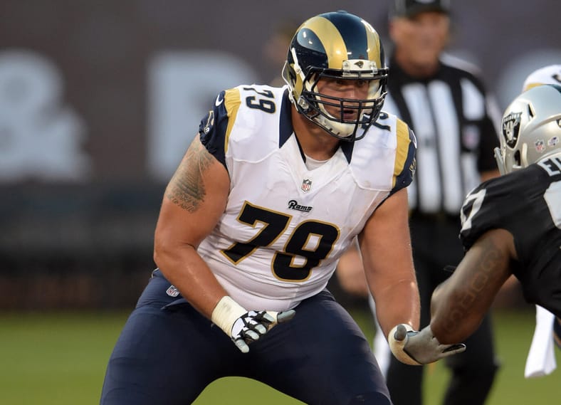 Rams' Offensive Pillar Steps Away After 11 Seasons 5 NFL: Preseason-St. Louis Rams at Oakland Raiders