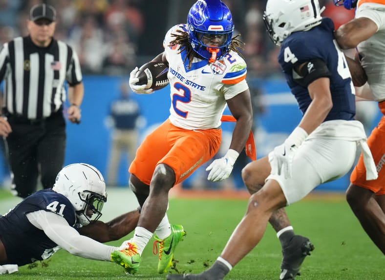 Las Vegas Raiders Draft Boise State Running Back Ashton Jeanty