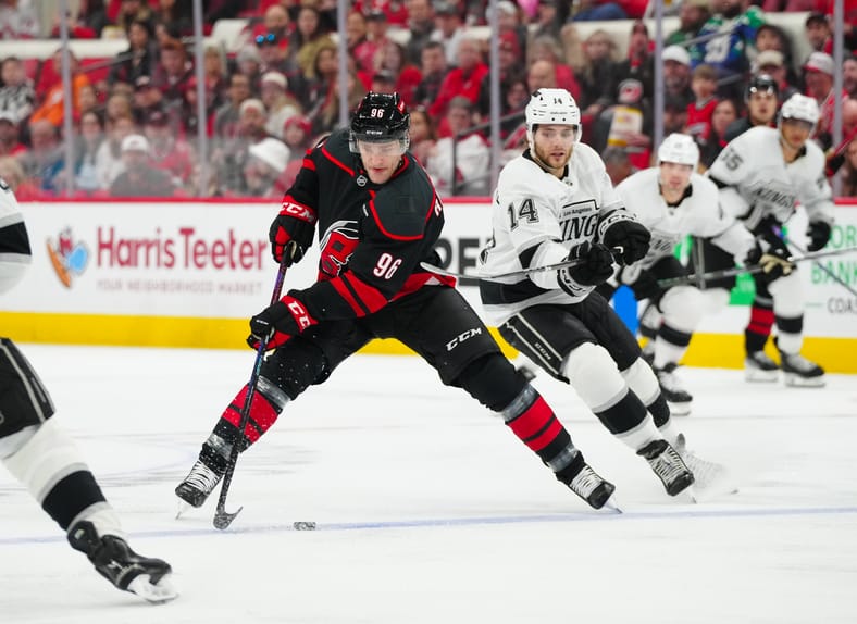 NHL: Los Angeles Kings at Carolina Hurricanes