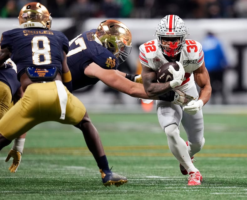 Los Angeles Chargers Executes Draft Day Trade Back, Secures Elusive RB In Latest Mock Draft 3 Syndication: The Columbus Dispatch