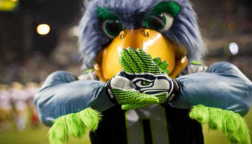 Seahawks Mascot