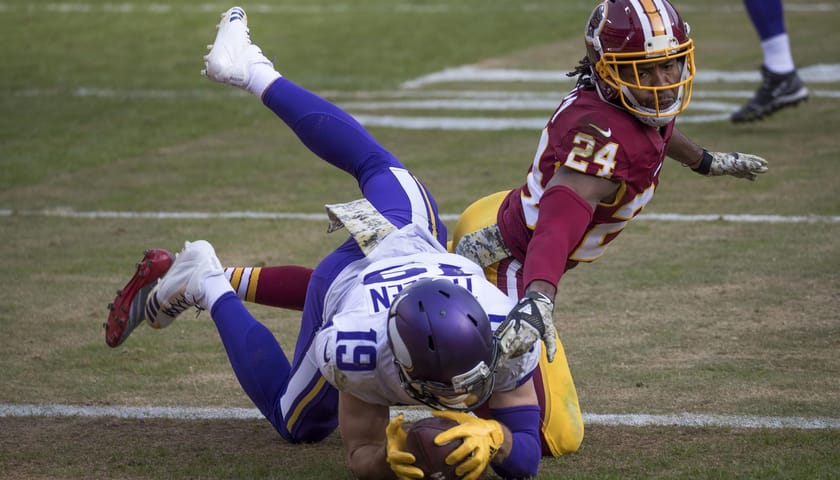 Vikings at Redskins 11/12/17. Photo Credit: KA Sports Photos | Under Creative Commons License