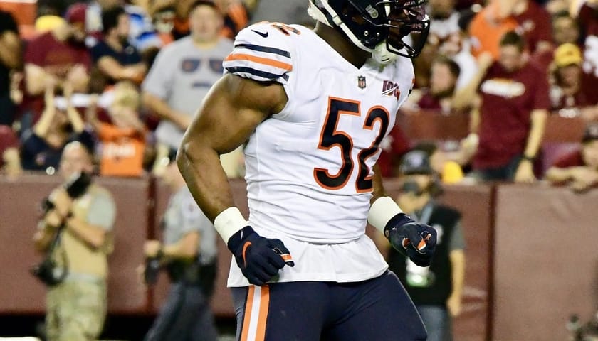 Rams 3 Key Matchups Against The Bears 3 Chicago Bears Star Linebacker Khalil Mack. Photo Credit: All-Pro Reels | Joe Glorioso | Under Creative Commons License