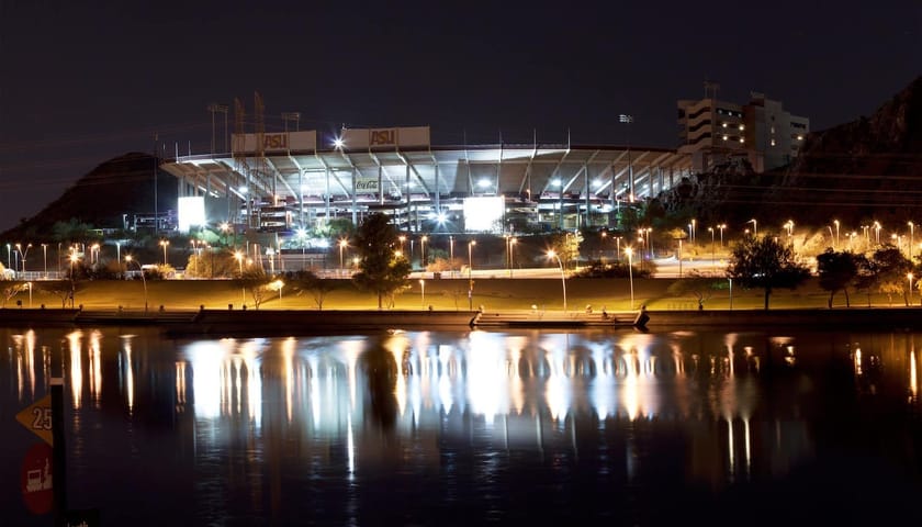 Arizona State Sun Devil Stadium. Photo Credit: Alan Stark | Under Creative Commons License