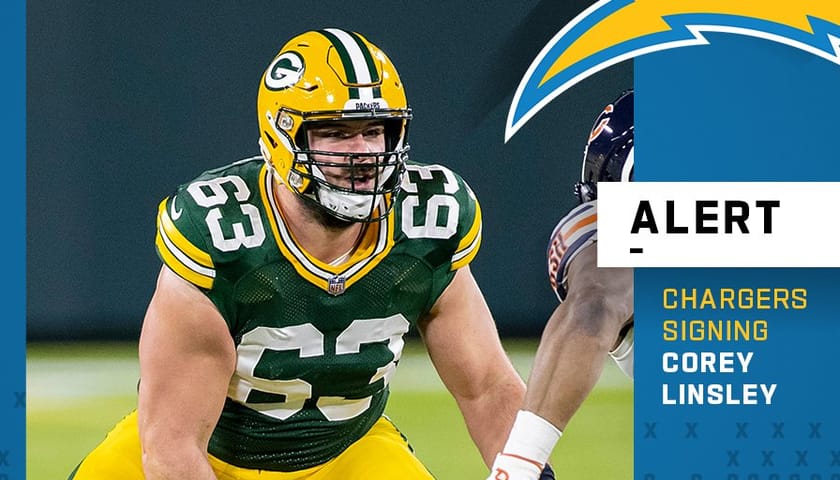 Chargers Land Corey Linsley and Matt Feiler On The First Day Of Free Agency 3 Linsley
