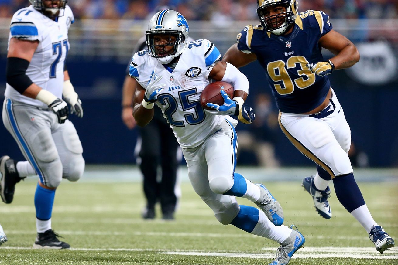 Detroit Lions pass catching running back Theo Riddick