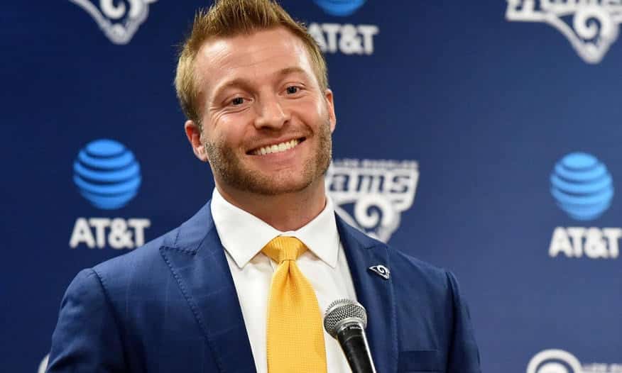 Sean McVay Must Prove He Can Evolve 3 Jan 13, 2017; Los Angeles, CA, USA; Sean McVay is introduced to the media as the new Los Angeles Rams head coach at California Lutheran University. Mandatory Credit: Jayne Kamin-Oncea-USA TODAY Sports