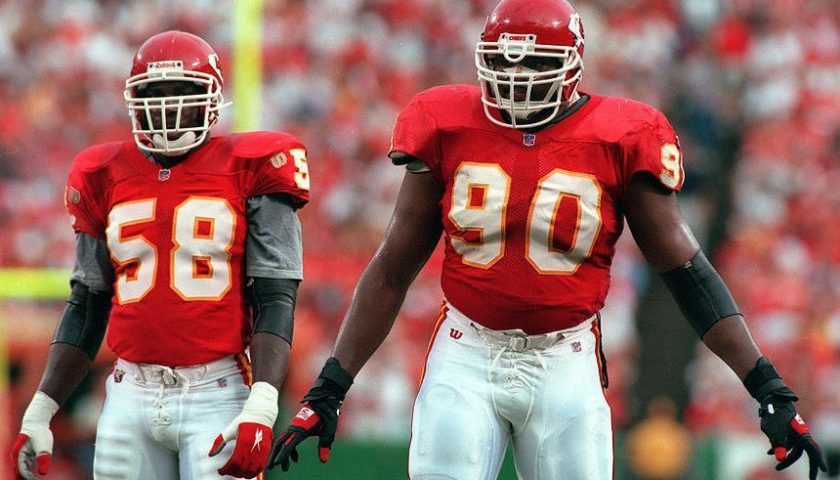 Derrick Thomas and Neil Smith