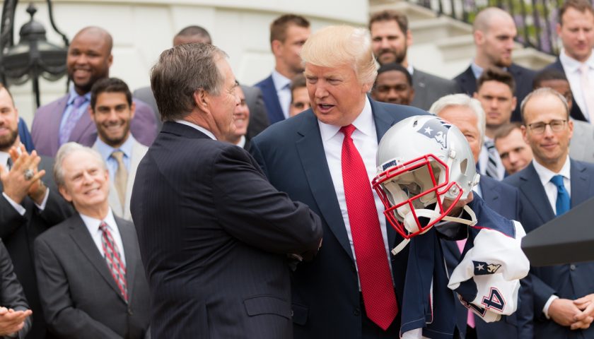 Patriots Meet President