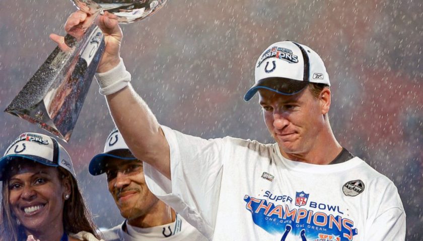 Peyton Manning Wins First Super Bowl