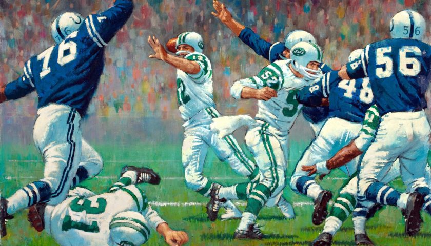 Joe Namath Painting