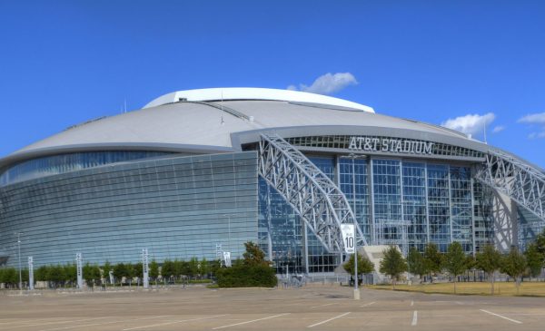 AT&T Stadium in Dallas, Texas.