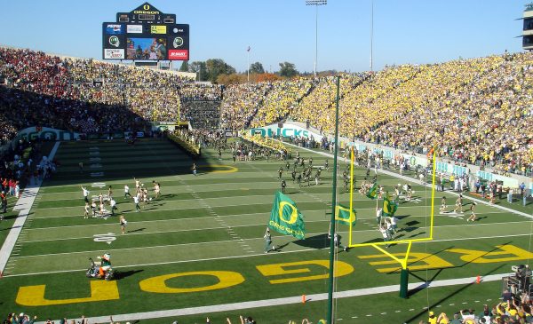 University of Oregon Autzen Stadium